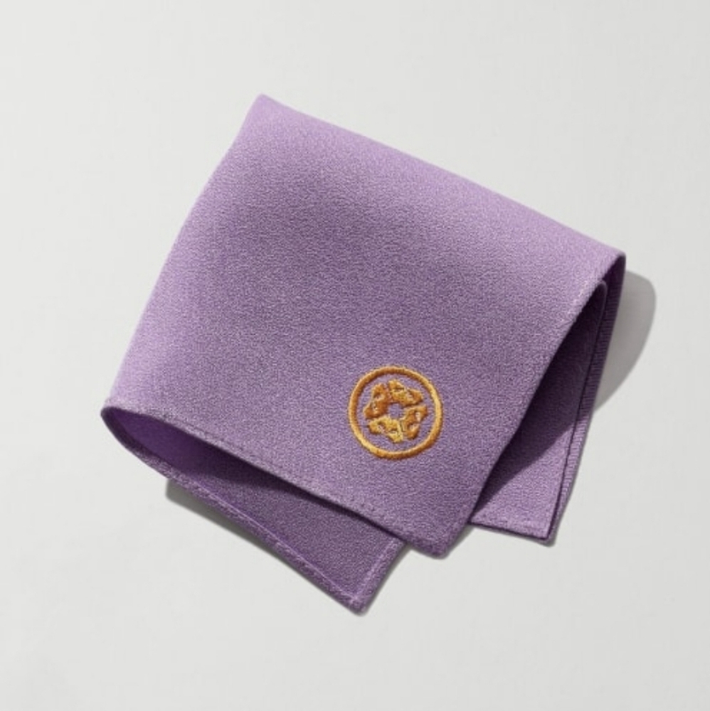 SOLD 1x (One) Tatcha Kinu Pure Silk Polishing Face Cloth (7x7in)